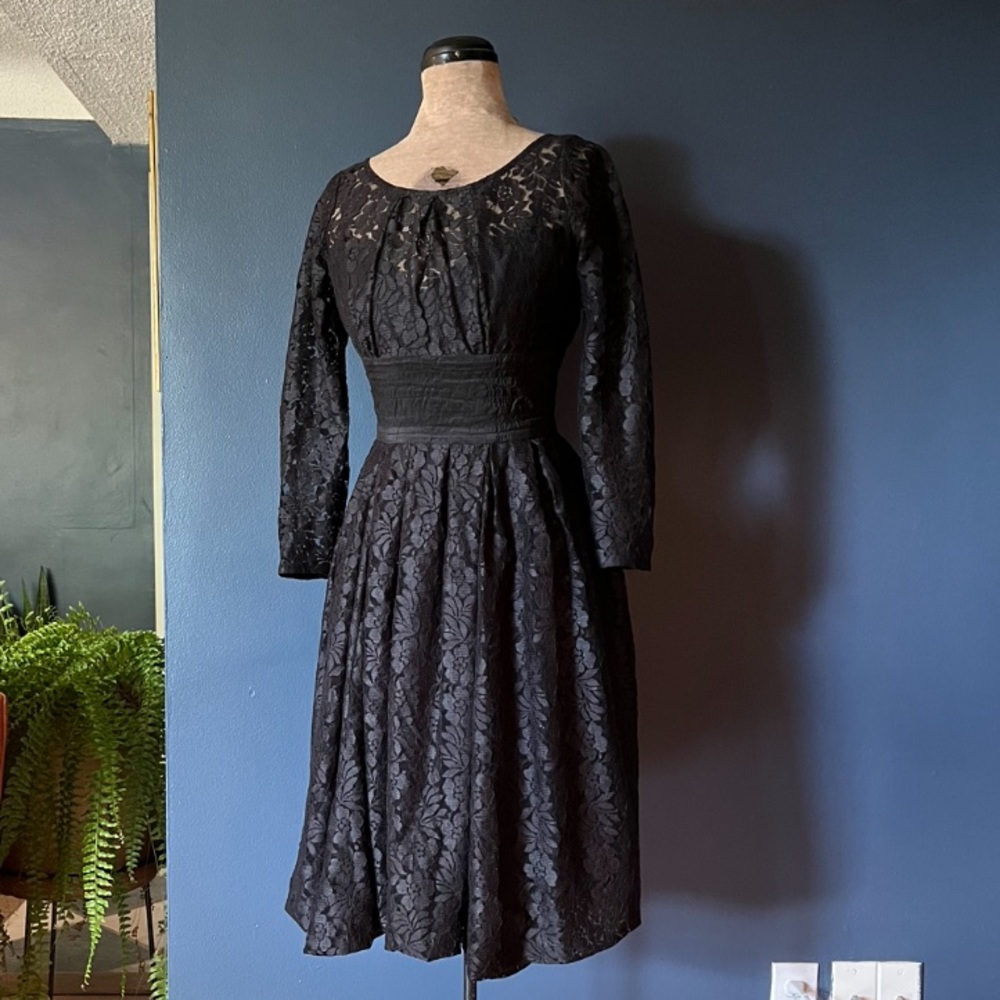 Tracy Reese black lace dress